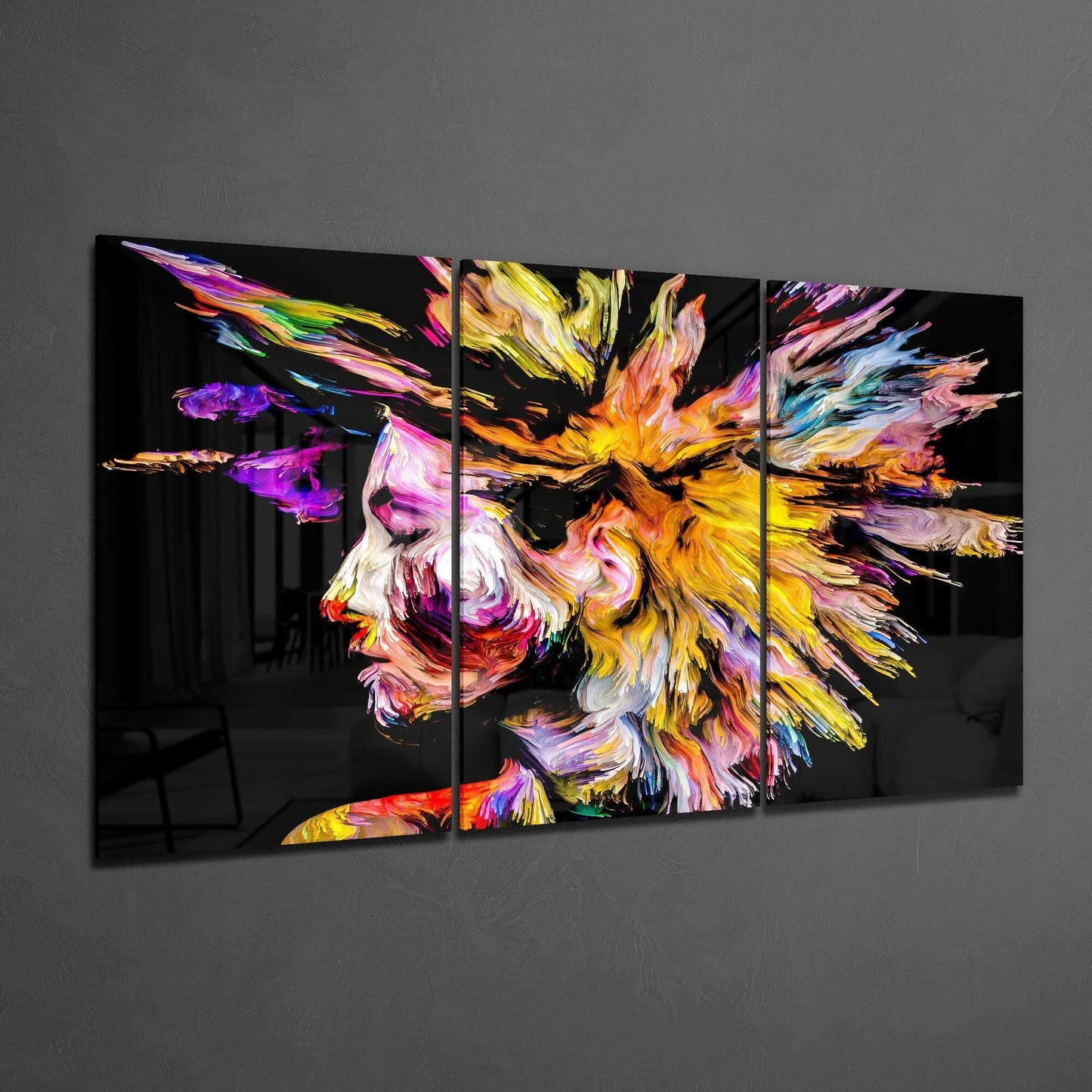Colorful Thoughts Glass Wall Art