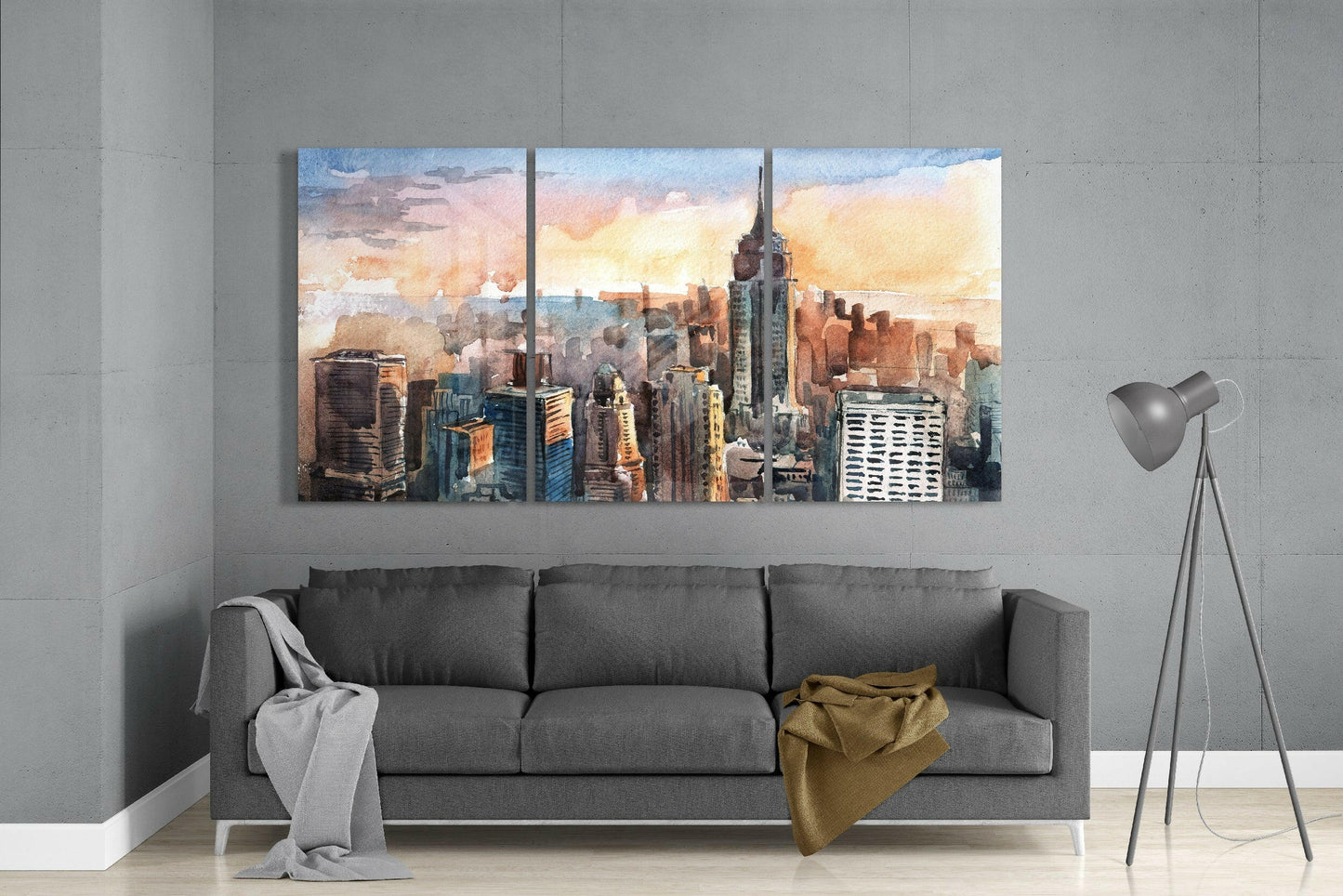 Manhattan Glass Wall Art