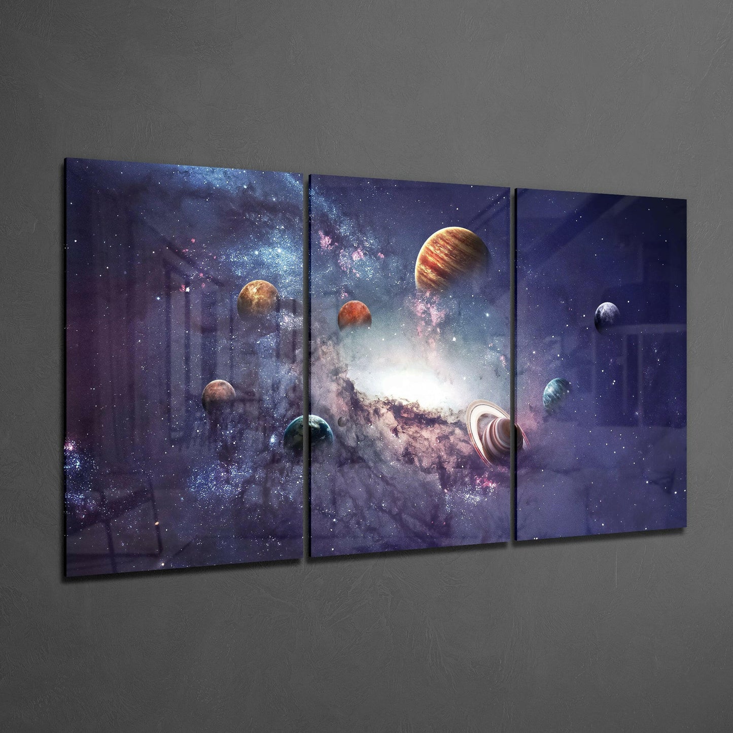 Milky Way Glass Wall Art