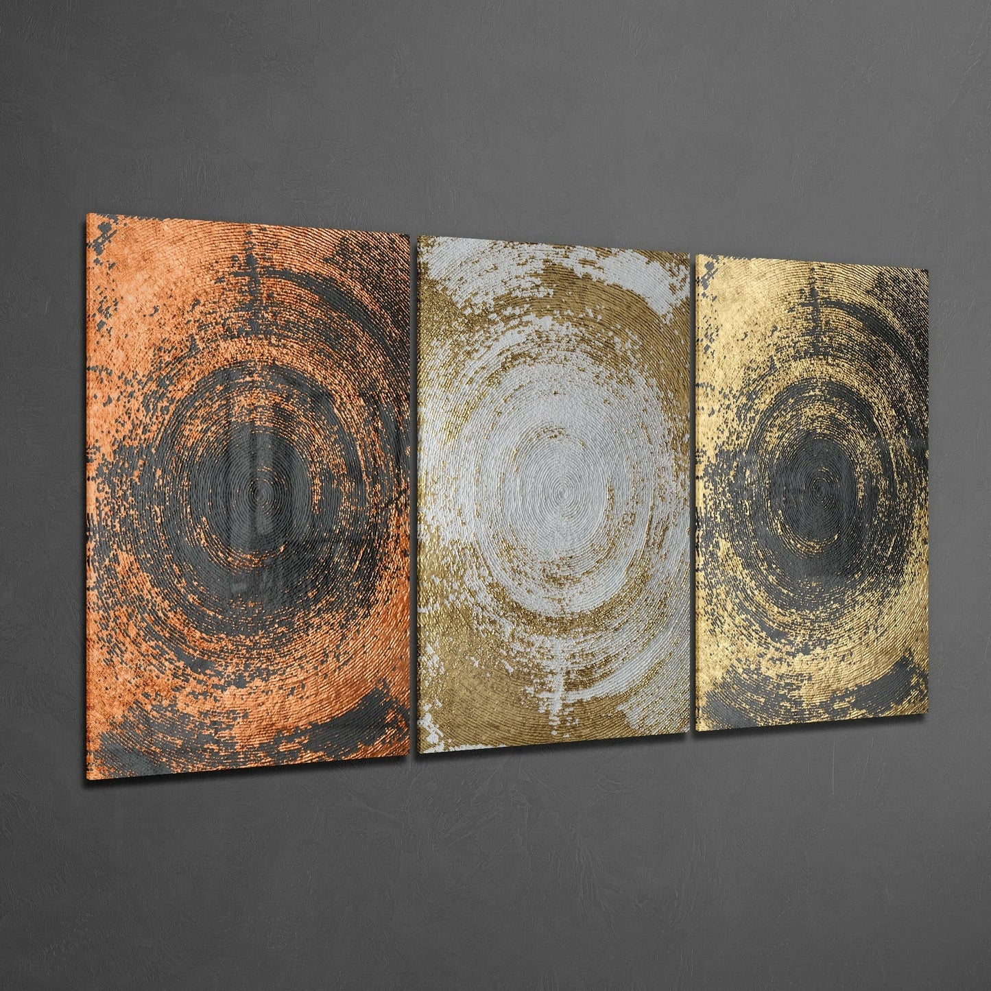 Yellow Touch Glass Wall Art