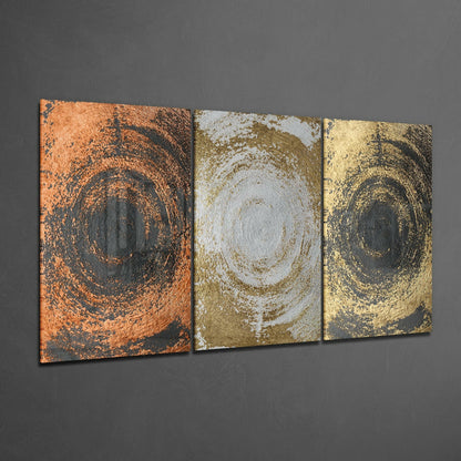 Yellow Touch Glass Wall Art
