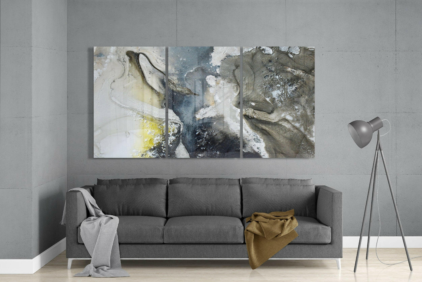 Sophisticated Mixture Glass Wall Art