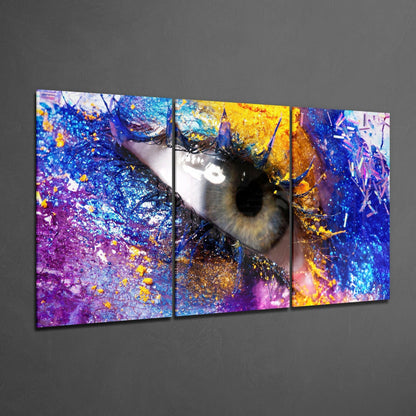 Eyelash Glass Wall Art