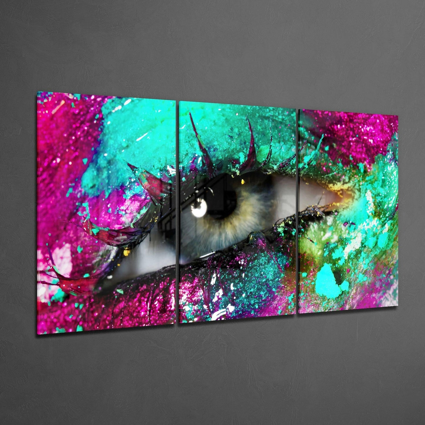 Eyelash Glass Wall Art