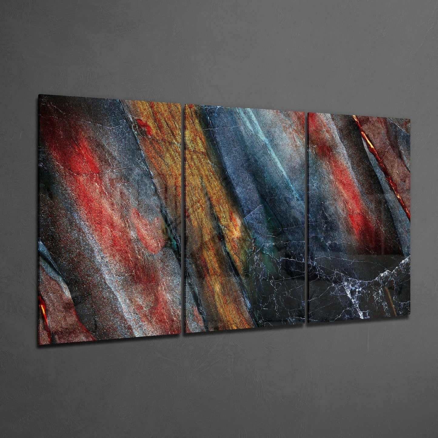 Layers Glass Wall Art