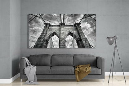 Brooklyn Bridge Glass Wall Art