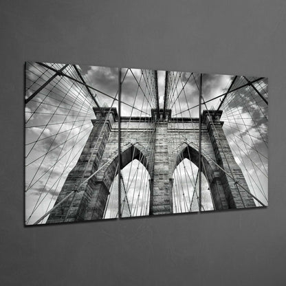 Brooklyn Bridge Glass Wall Art