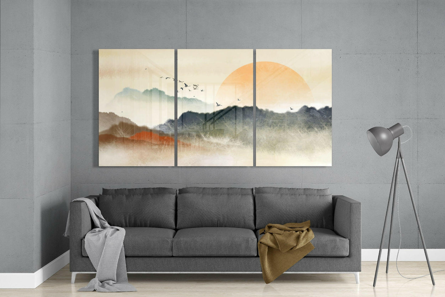 Sunset Glass Wall Art