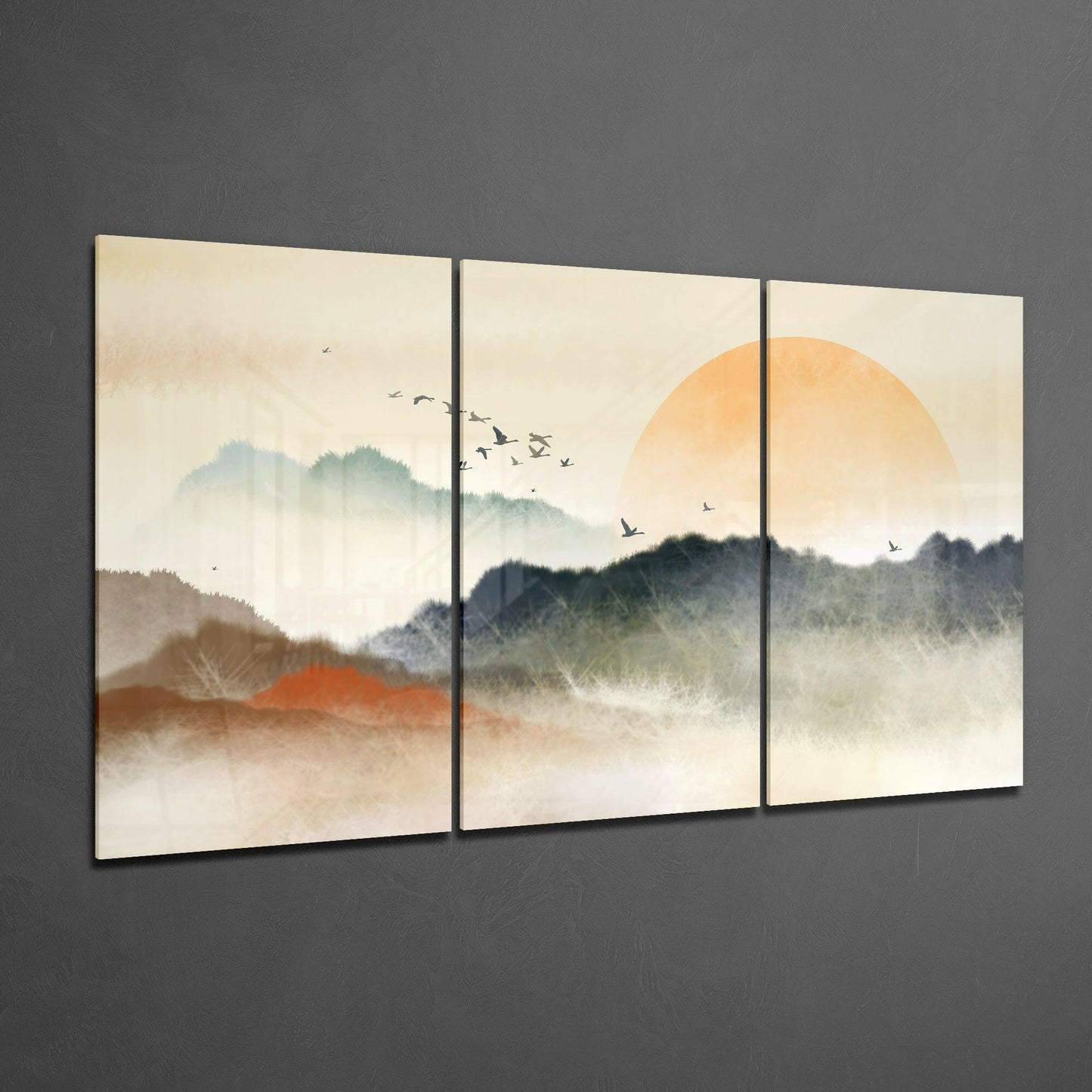 Sunset Glass Wall Art