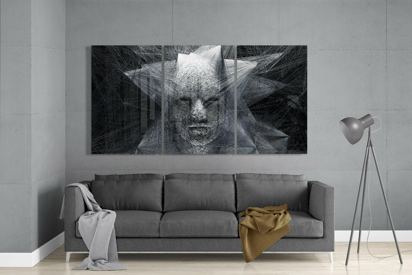 String Glass Wall Art