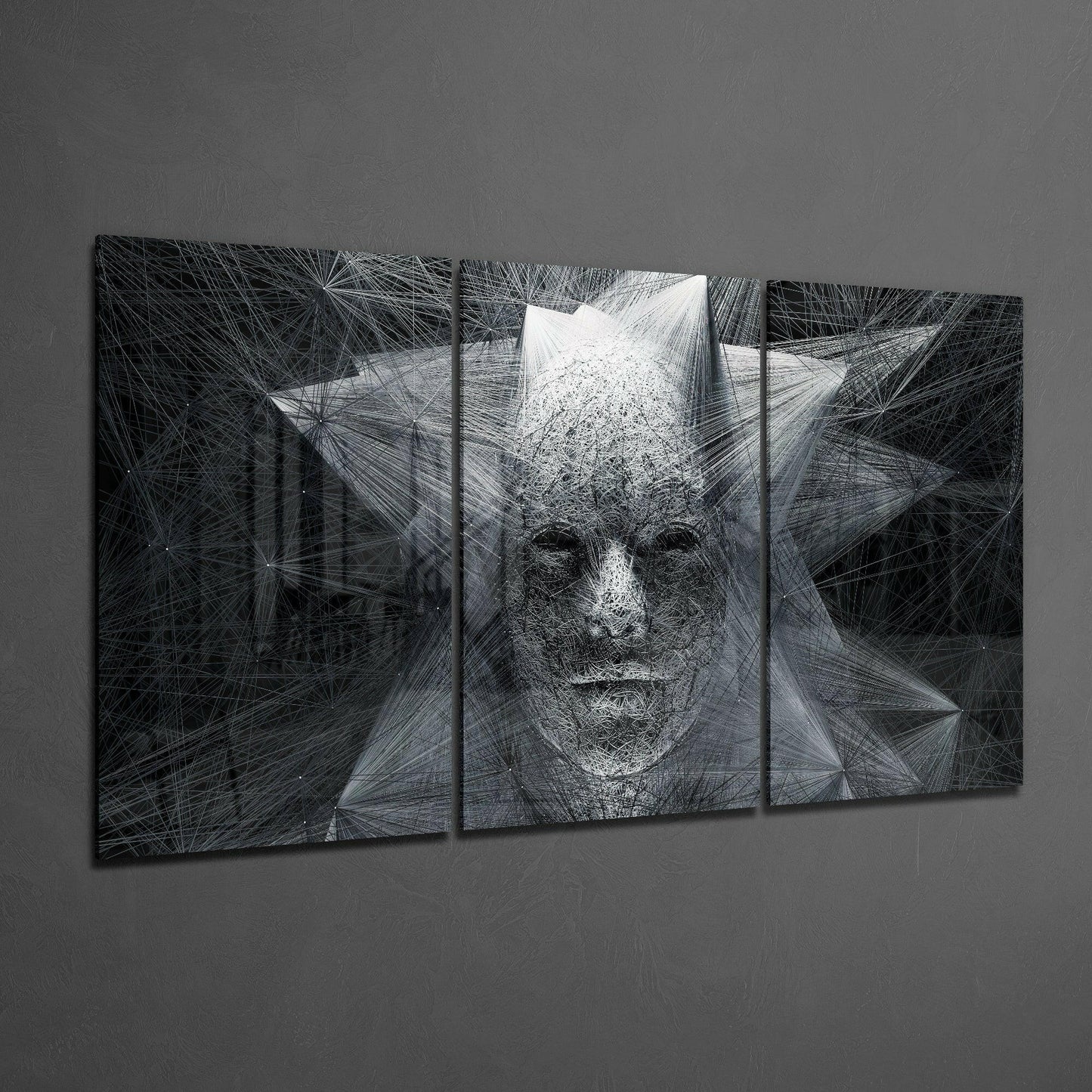 String Glass Wall Art