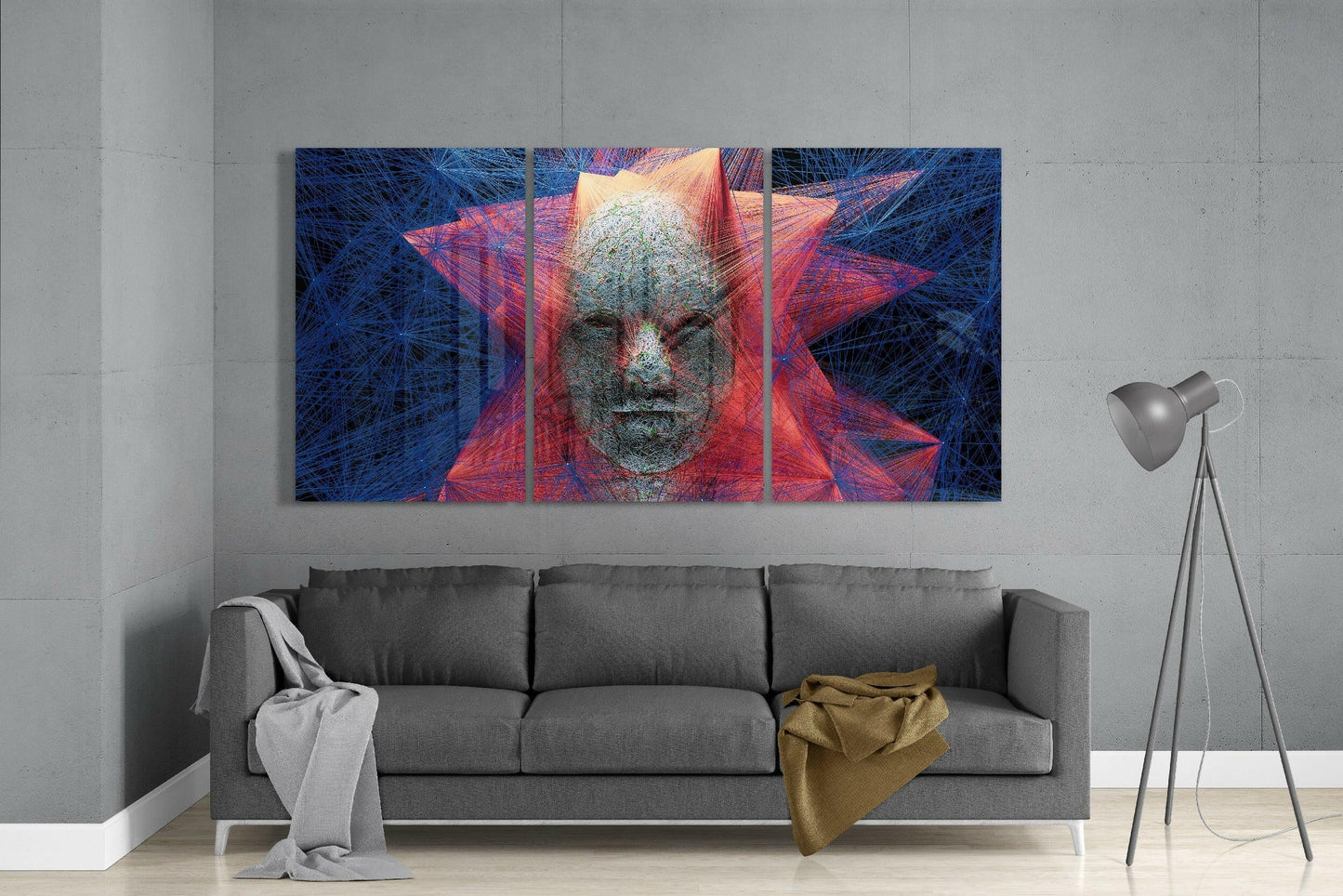 String Glass Wall Art