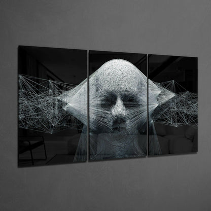 String Glass Wall Art