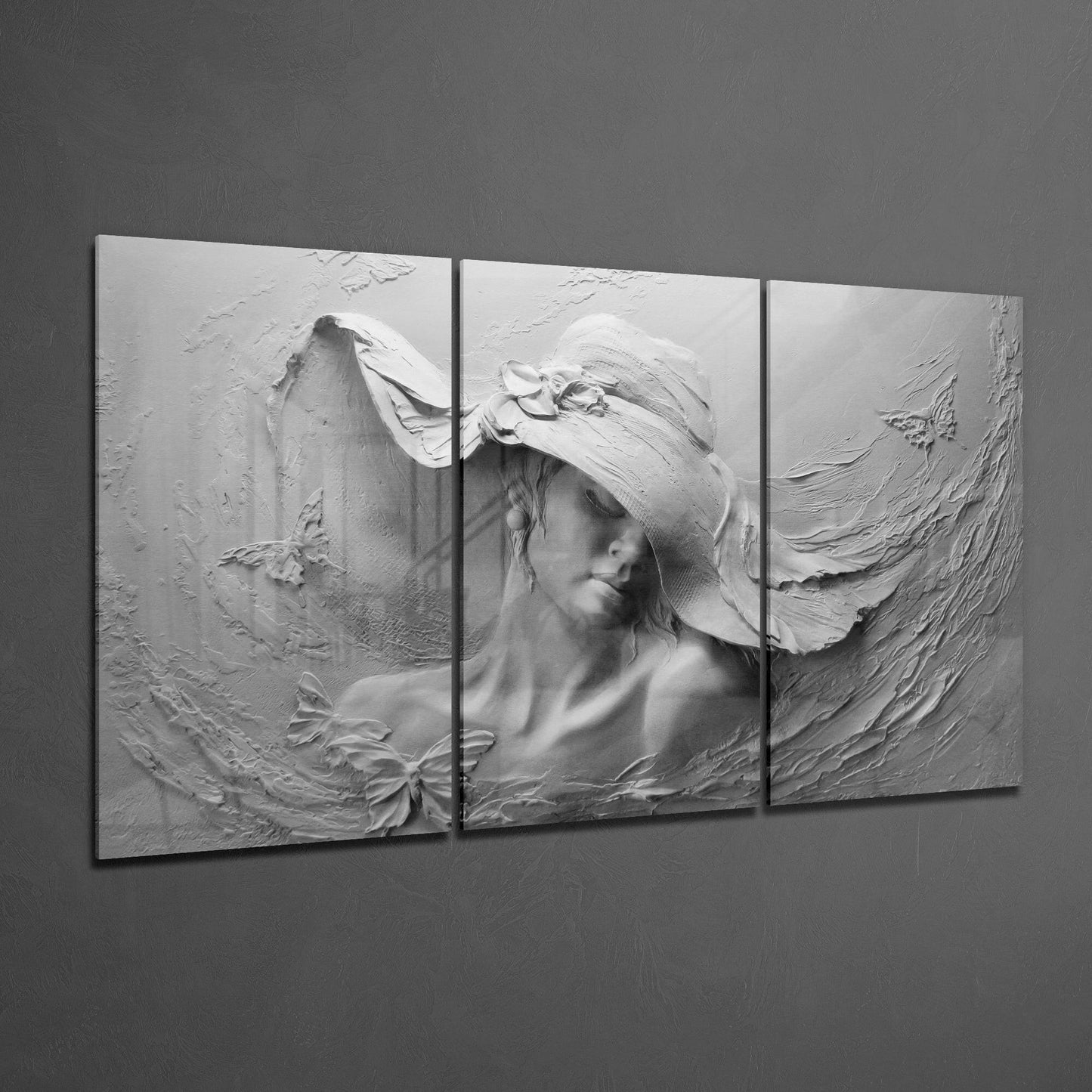 Lady Glass Wall Art