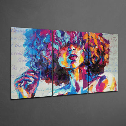 Curly Glass Wall Art