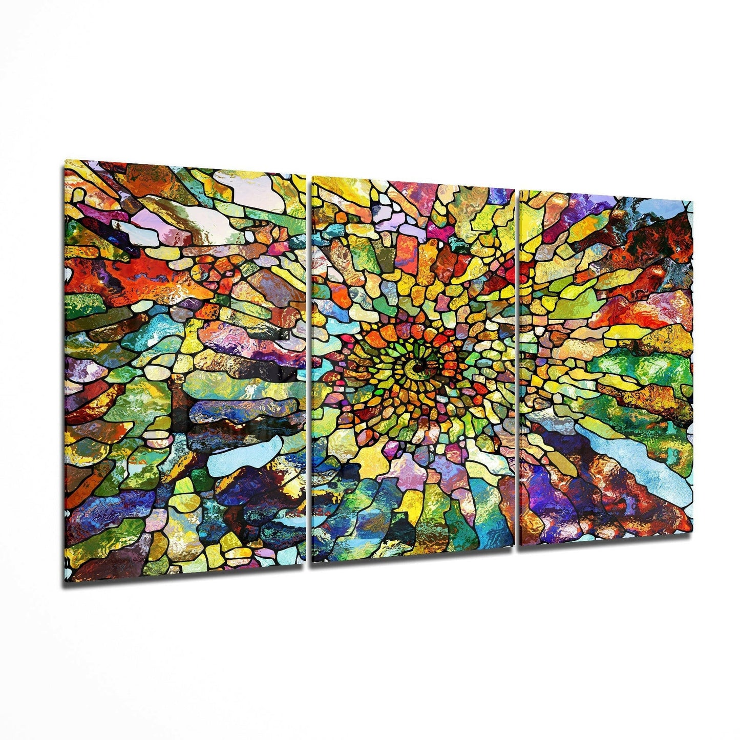 Color Revelation glass wall art printed on tempered glass