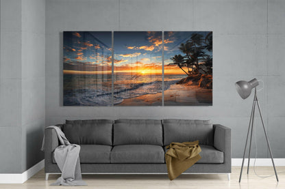Sunset Glass Wall Art
