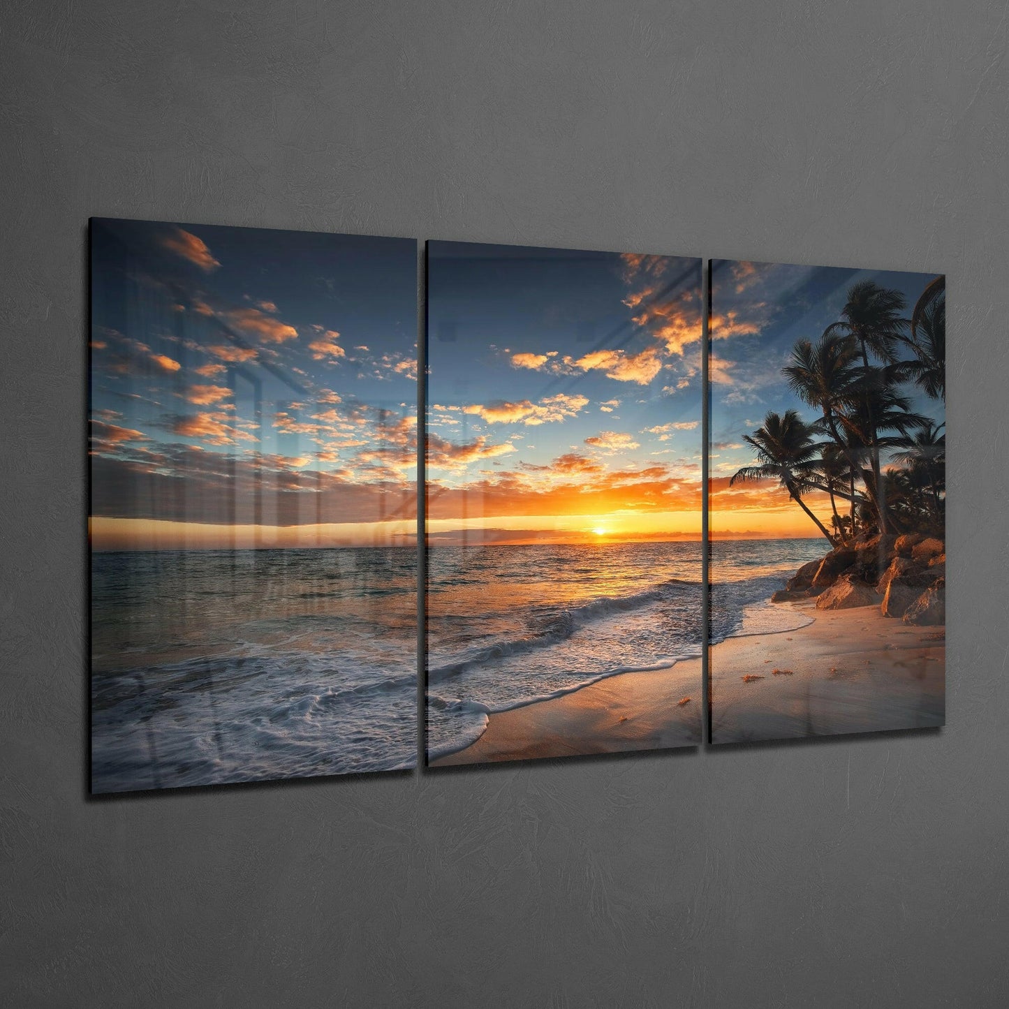Sunset Glass Wall Art