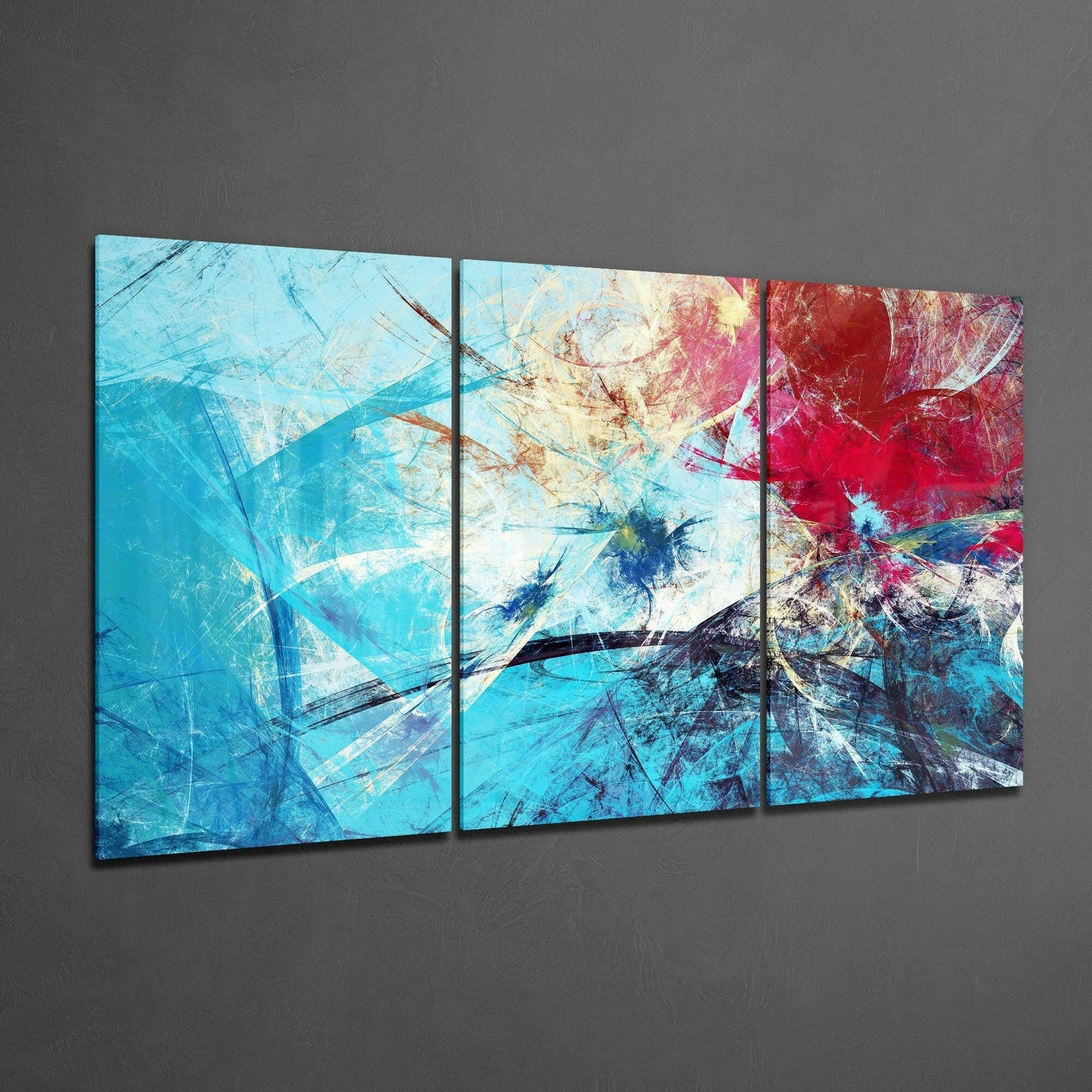 Blue Glass Wall Art