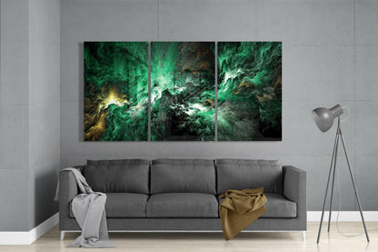 Green Space Glass Wall Art