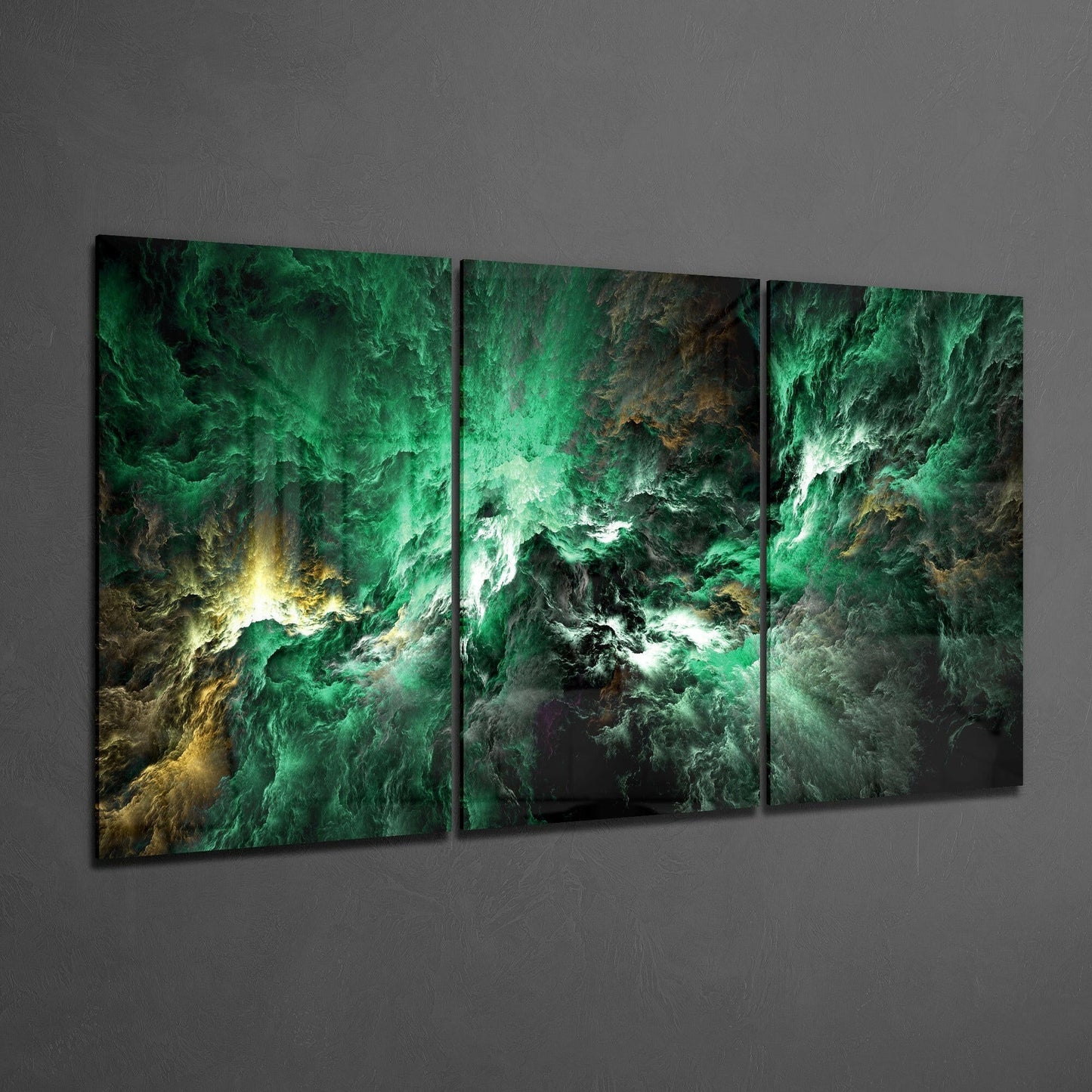Green Space Glass Wall Art