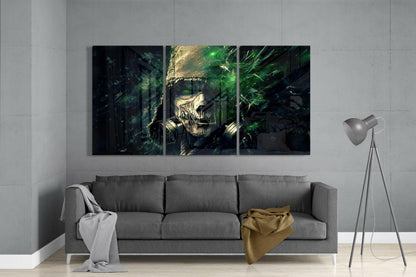 Scarecrow Glass Wall Art