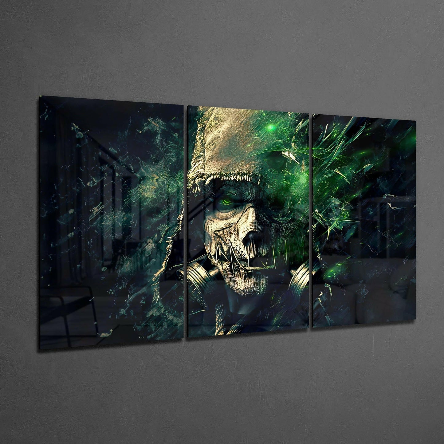 Scarecrow Glass Wall Art