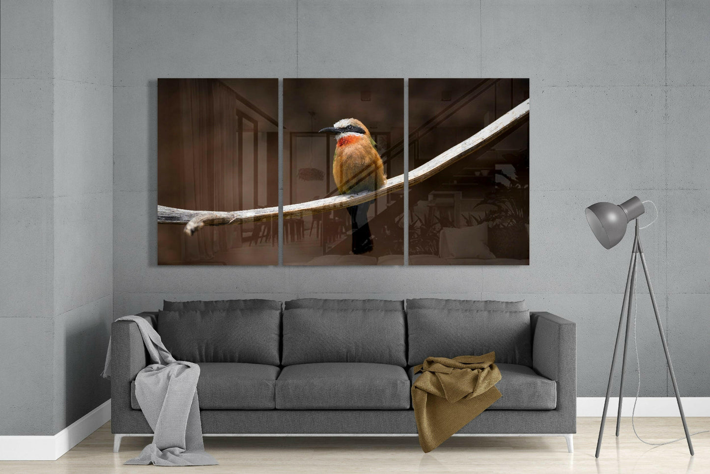 Bee-eater Glass Wall Art