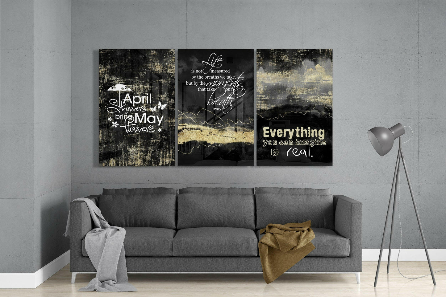 Inspiring Glass Wall Art