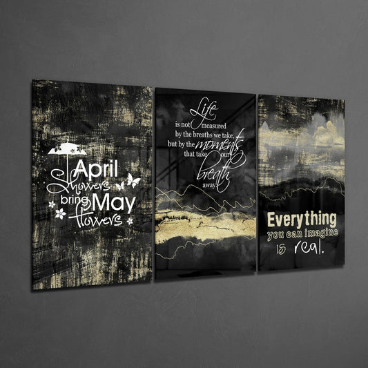 Inspiring Glass Wall Art