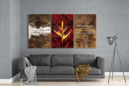 Inspiring Glass Wall Art