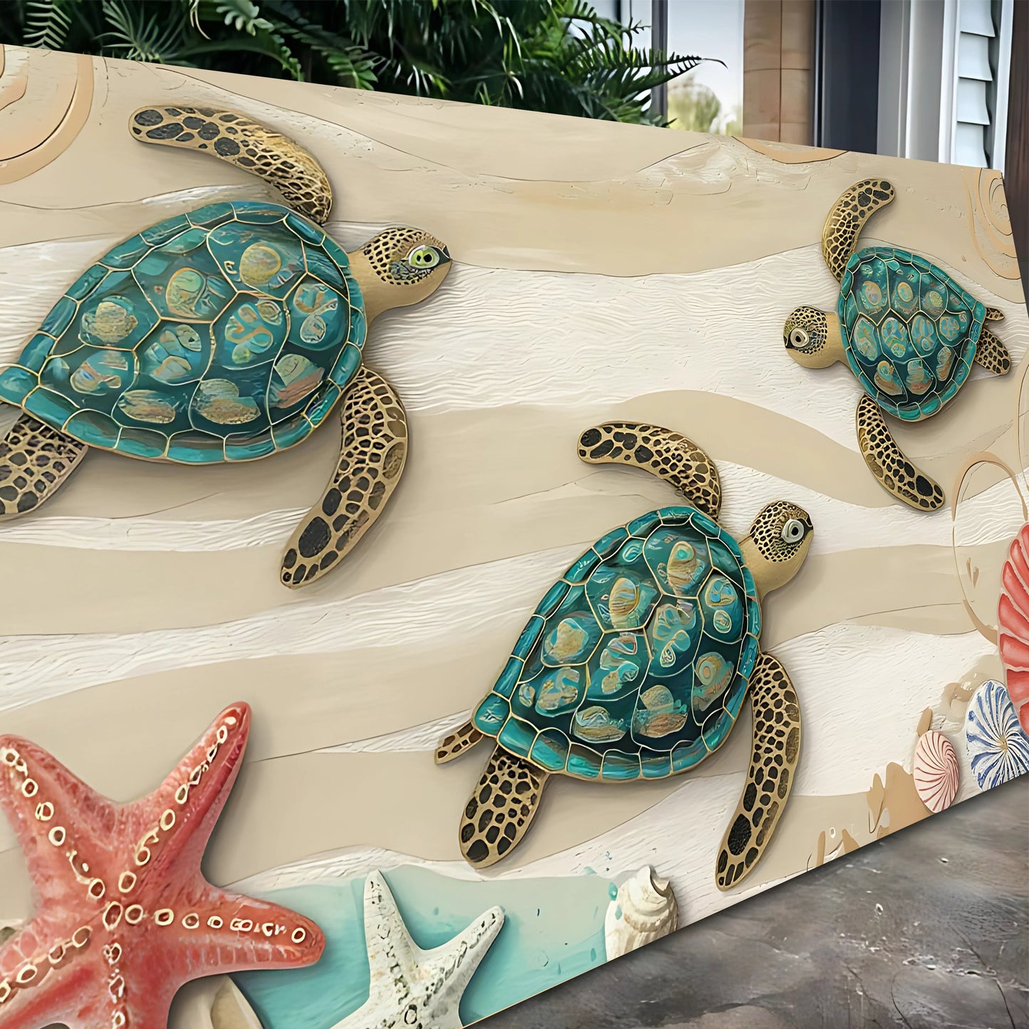 3D Coastal Canvas Wall Art VII