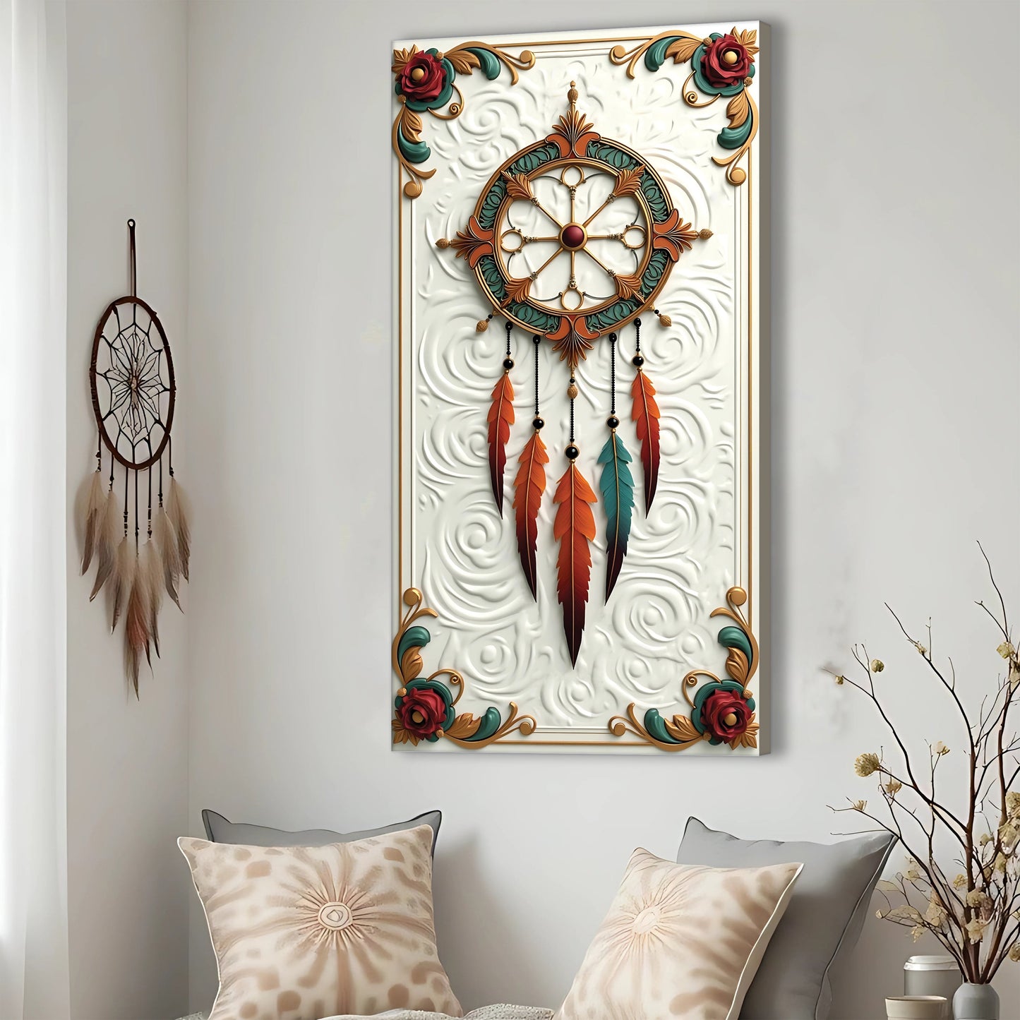 Whispering Feathers Wall Art Print