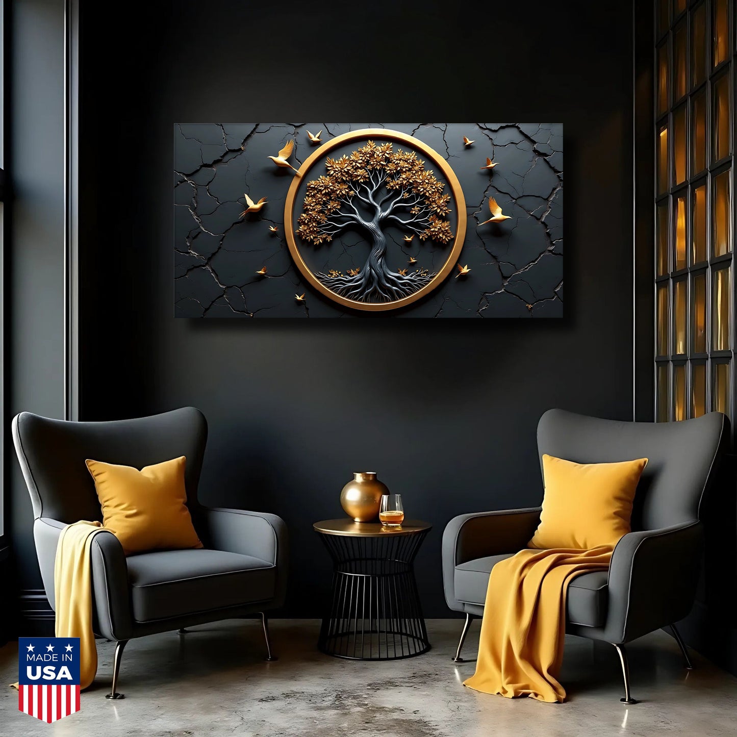 3D Celtic Tree of Life Canvas Wall Art IV
