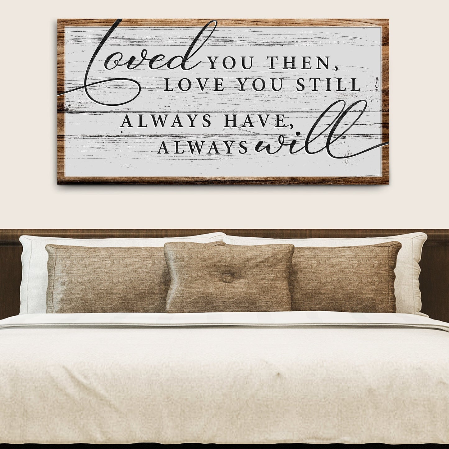 Love You Still Canvas Sign