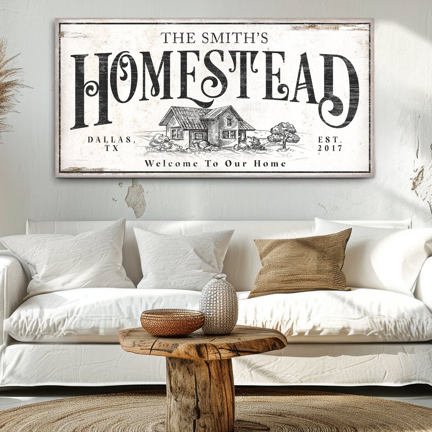 Vintage Homestead Canvas Wall Art II