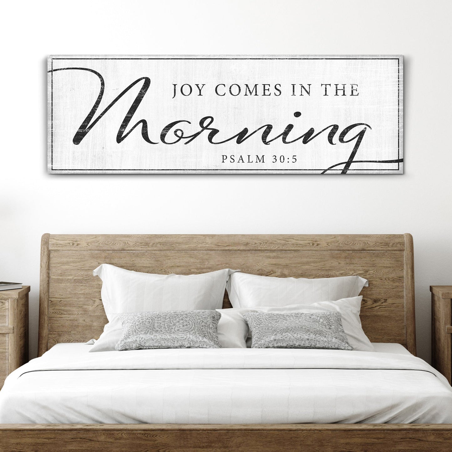 Joy Comes in the Morning Christian Canvas Art