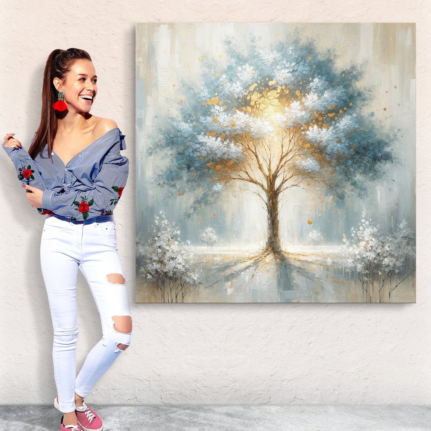 Mystic Tree Nature Canvas Wall Art