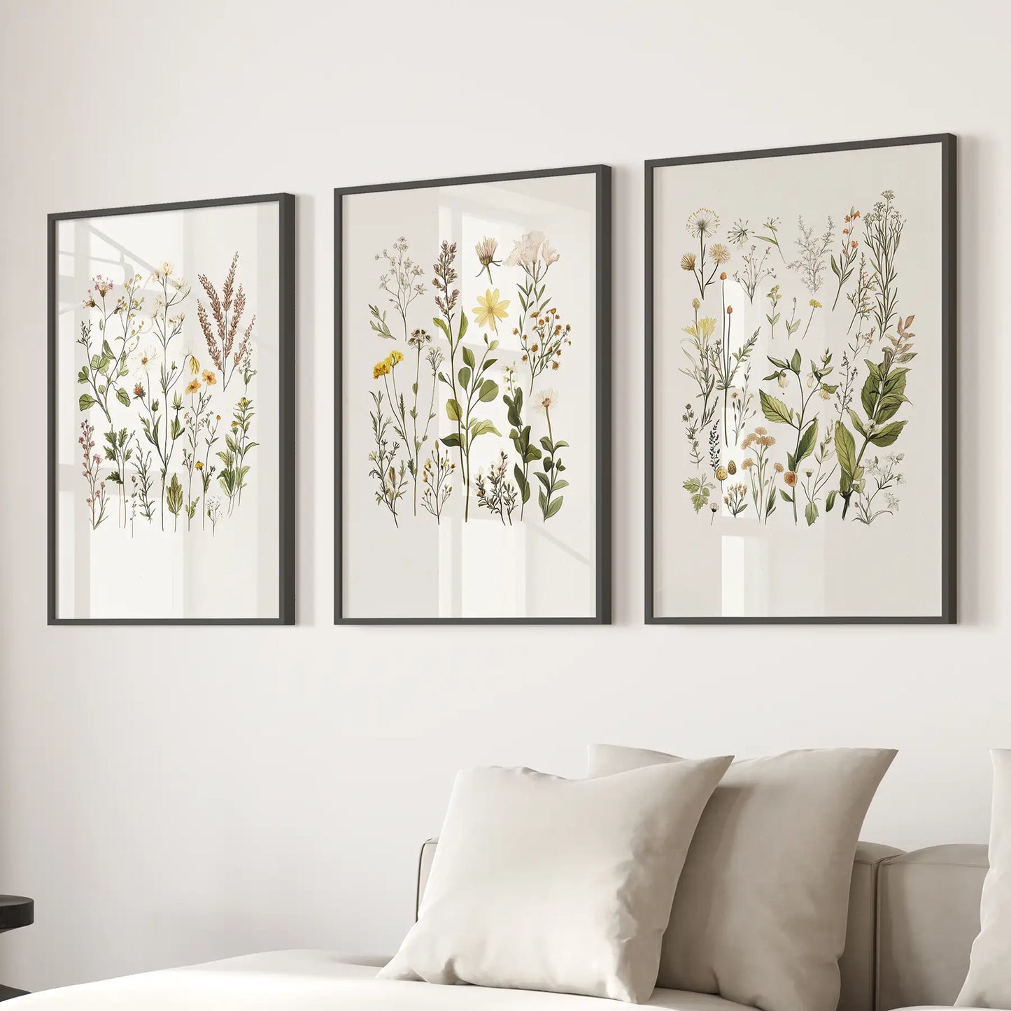 Minimalist Wild Plants Botanical Wall Art Set