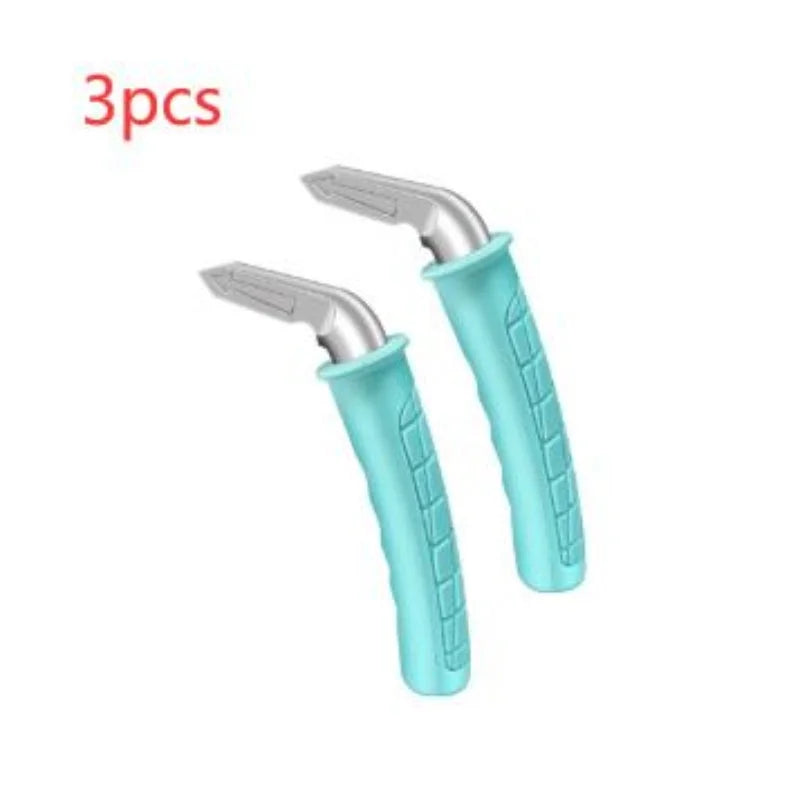 Mint green car door assist handle 3-pack - portable vehicle support grab bar set