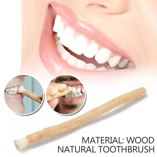 Miswak natural toothbrush stick with soft bristles for teeth whitening and fresh breath