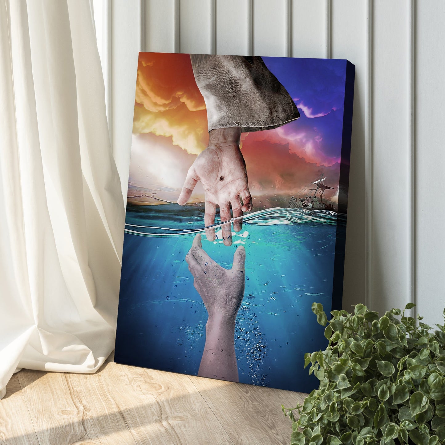 Hand Of God Faith Canvas Wall Art