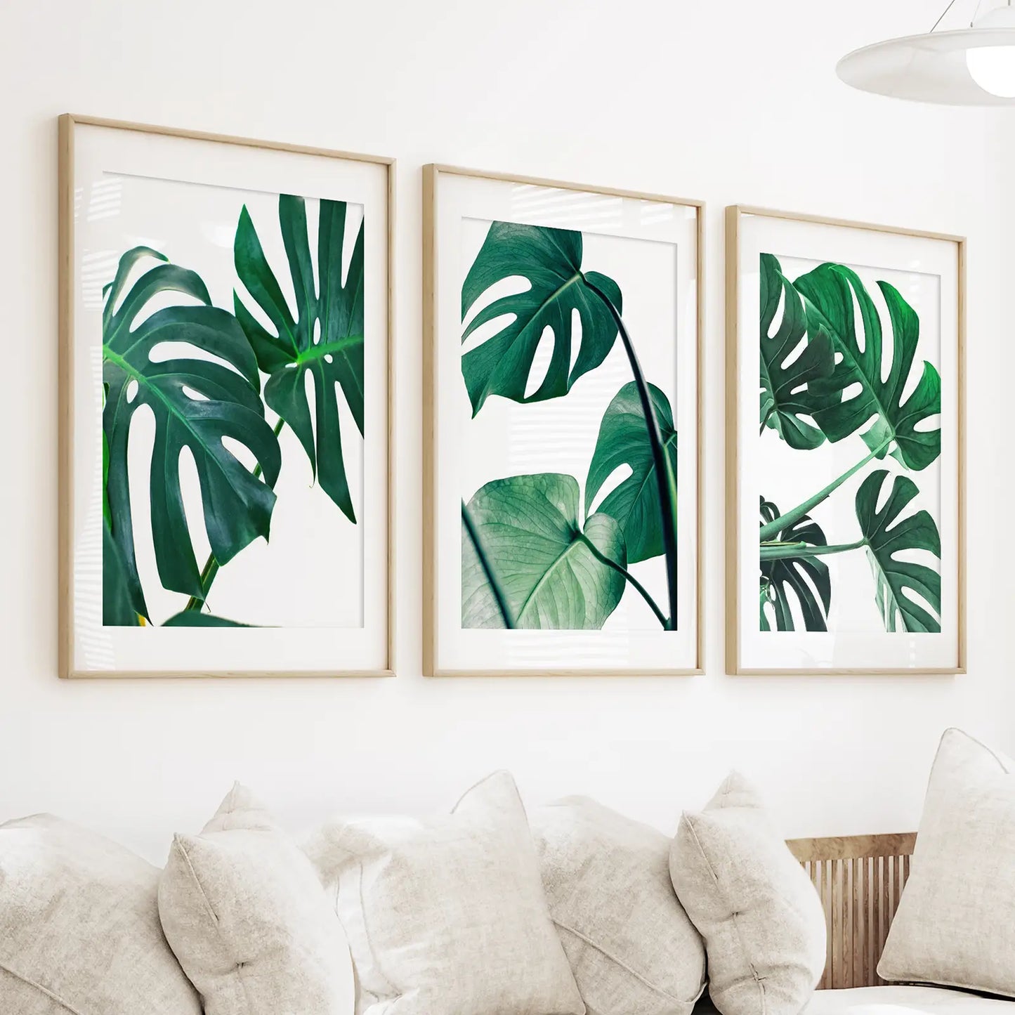 Sedona Desert Wall Art, Red Rocks and Cactus 3 Piece Set