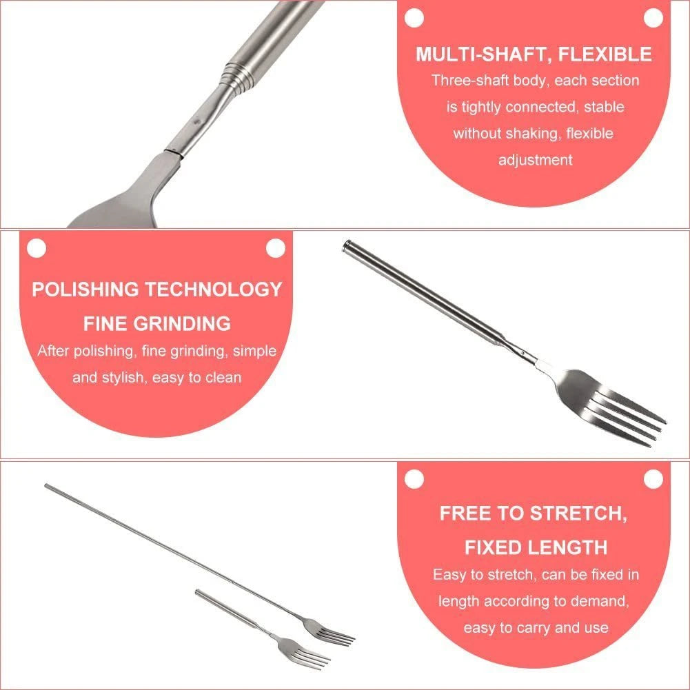 Multishift flexible fork with polishing technology on a white background