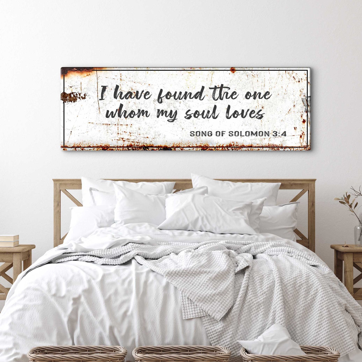 Song Of Solomon 3:4 I Have Found The One canvas wall art