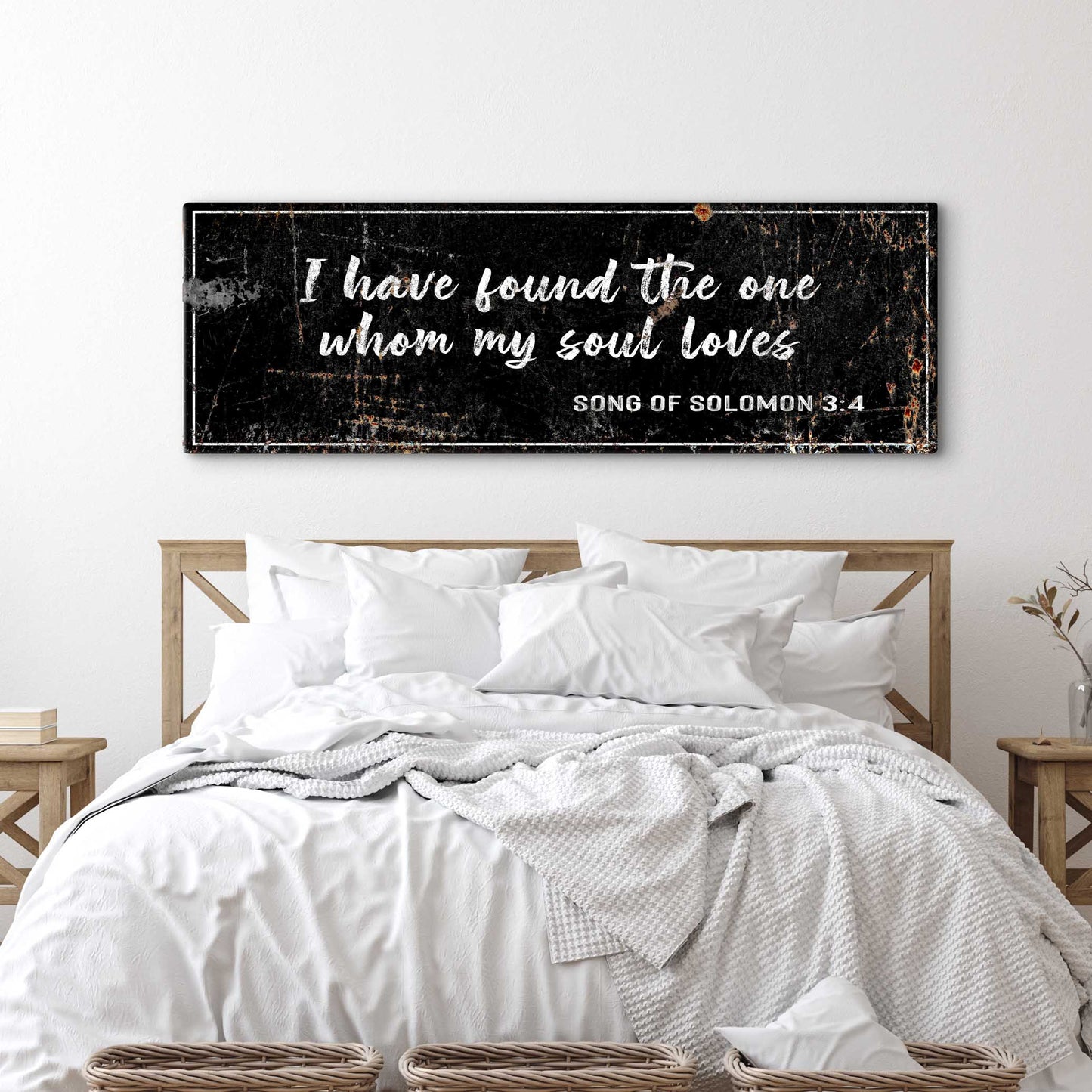 Song Of Solomon 3:4 I Have Found The One Canvas Wall Art