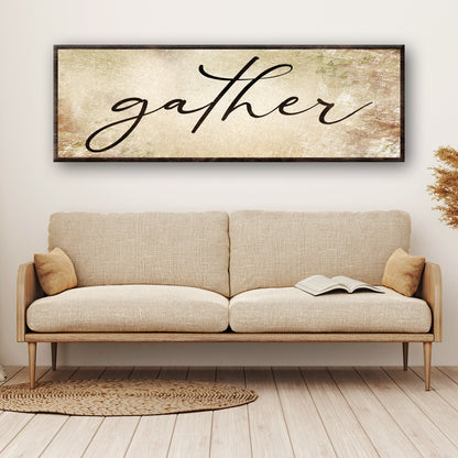 Gather Grunge Canvas Wall Art