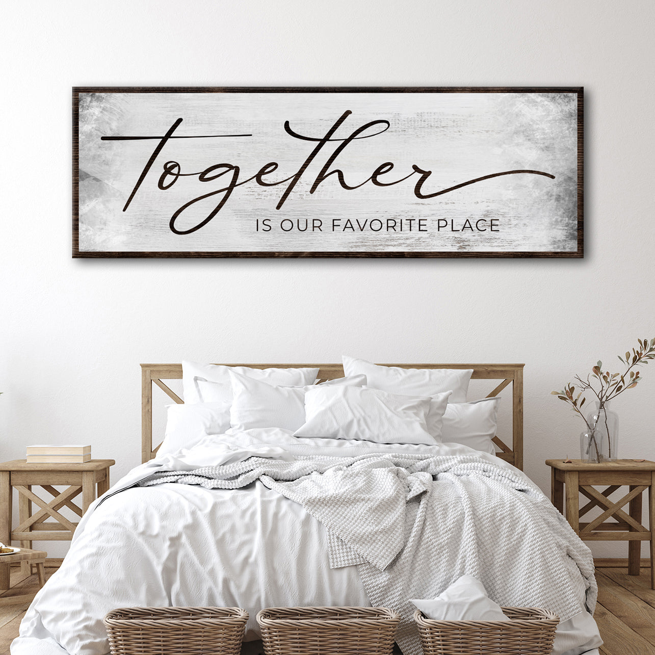 Together Is Our Favorite Place canvas wall art