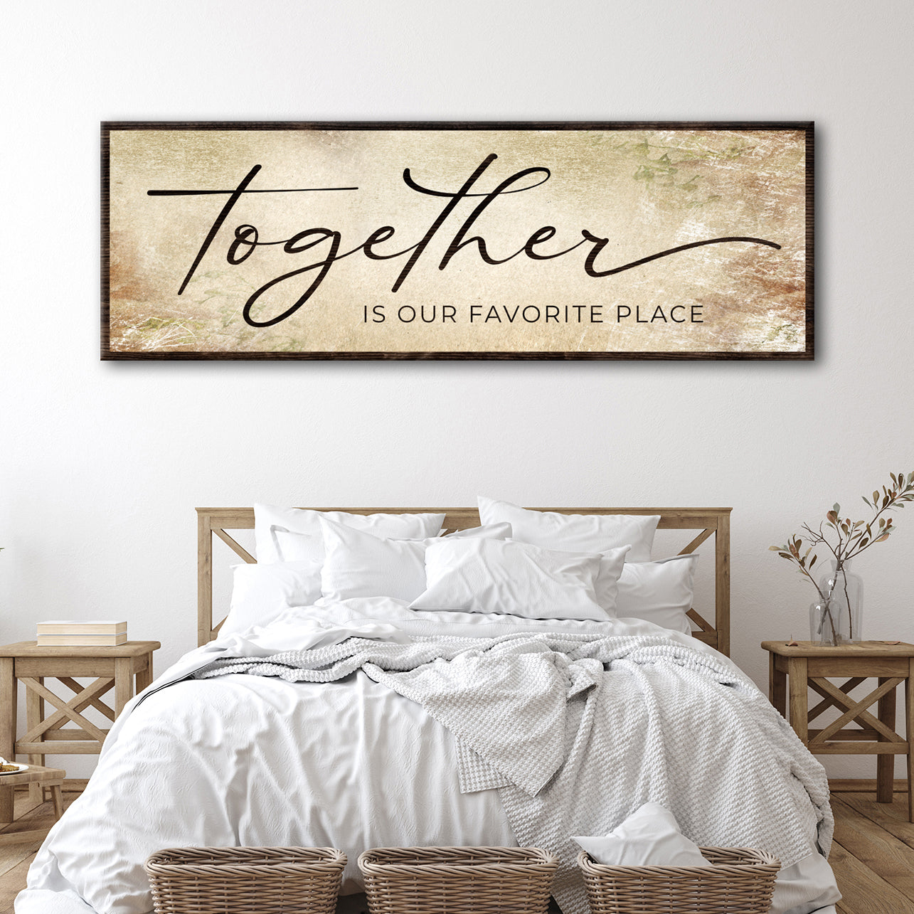 Together Is Our Favorite Place Canvas Wall Art