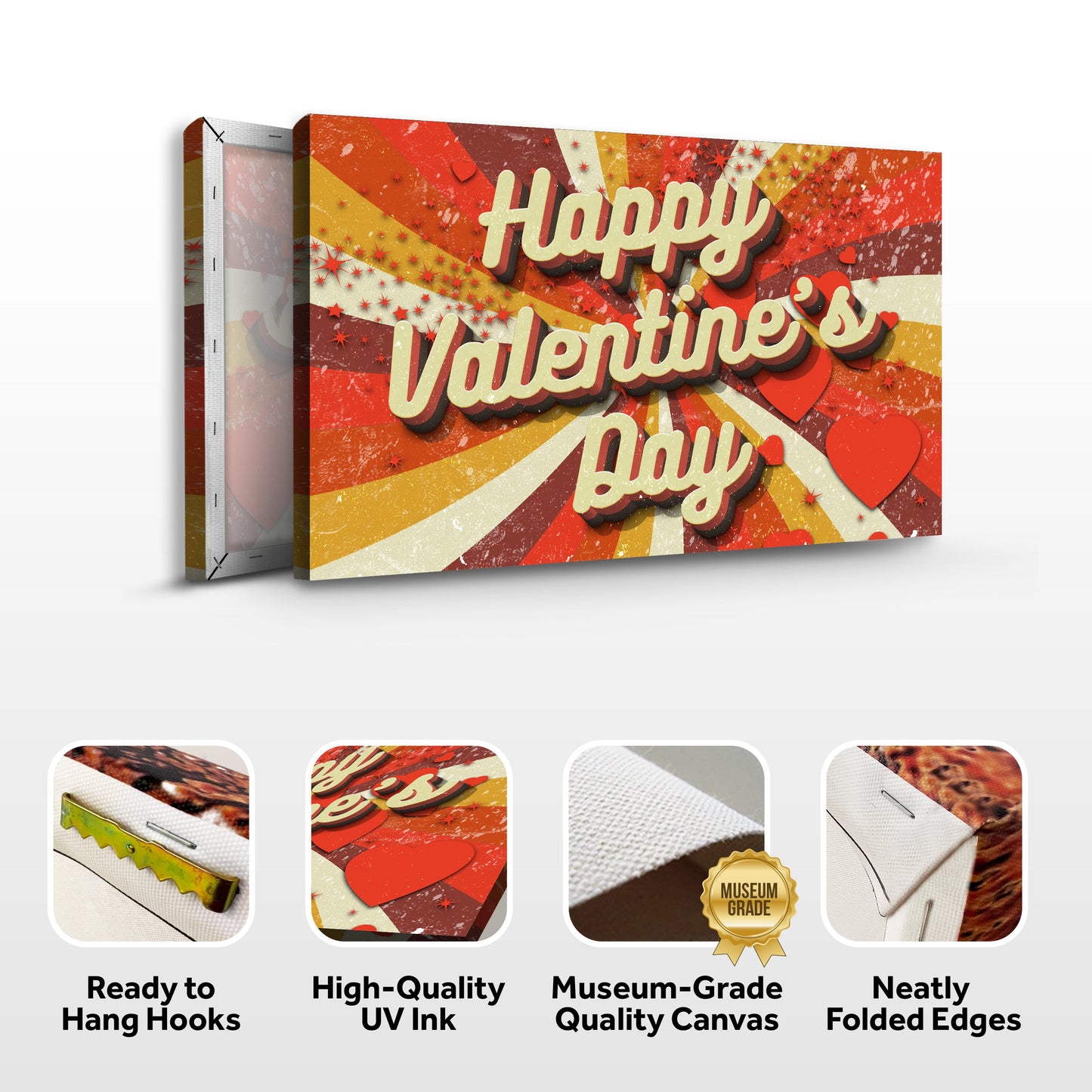 Valentine's Day Canvas Wall Art